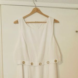 Guess, off white grommet dress